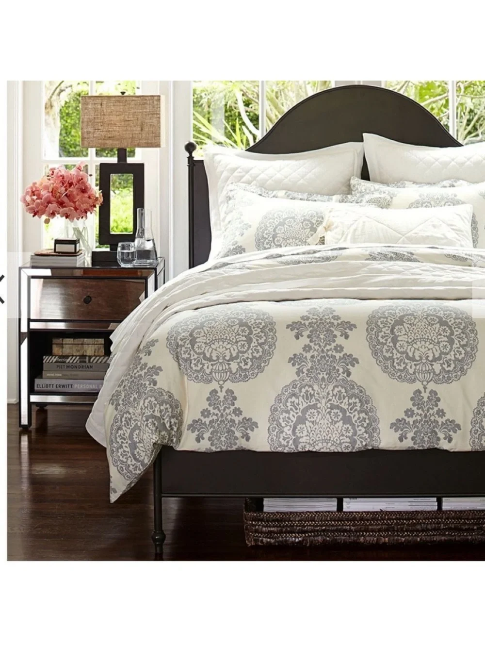 Pottery Barn Lucianna Medallion Duvet Cover Set